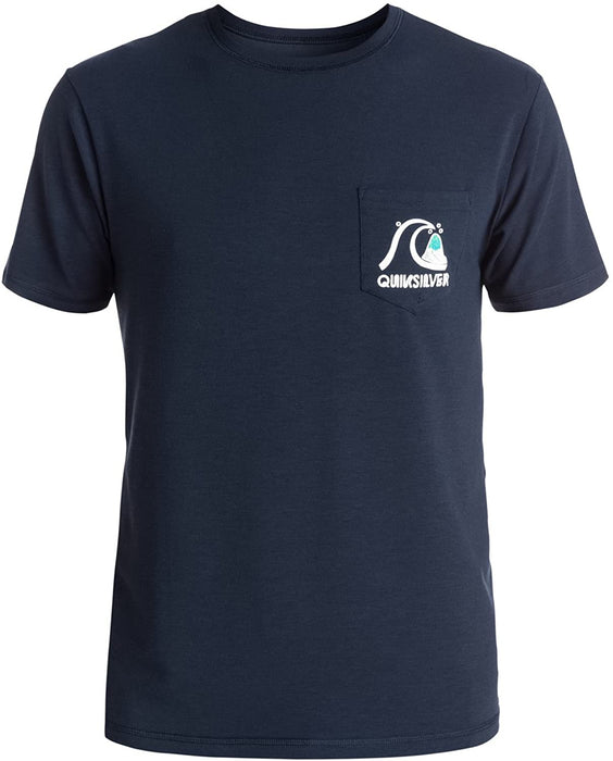 Quiksilver Men's Bubble Amphibian Short Sleeve Rashguard