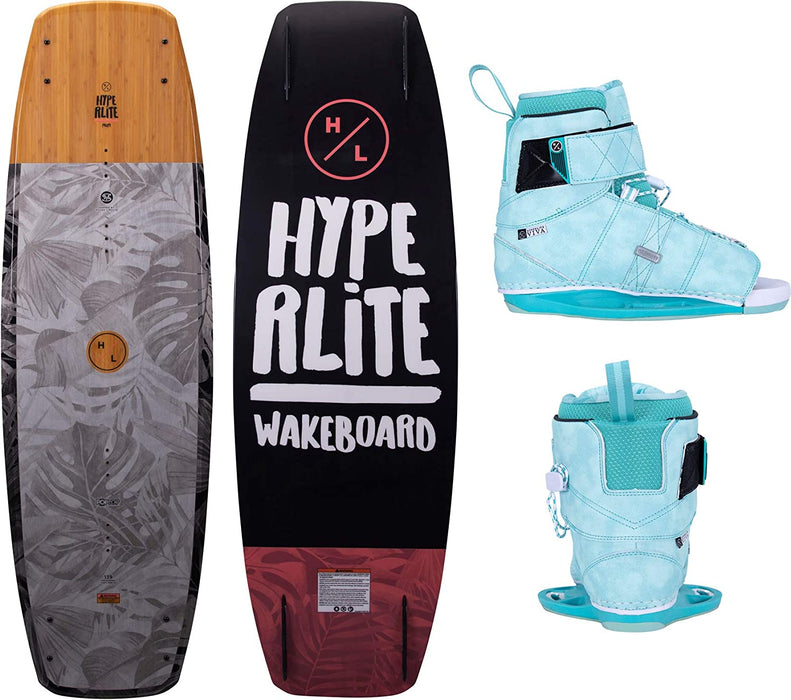 Hyperlite Prizm Womens Wakeboard W/Viva Bindings
