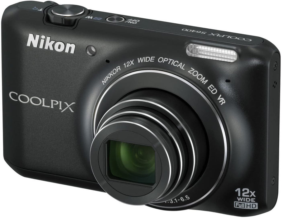 Nikon COOLPIX S6400 16 MP Digital Camera with 12x Optical Zoom and 3-inch LCD (Silver) (OLD MODEL)