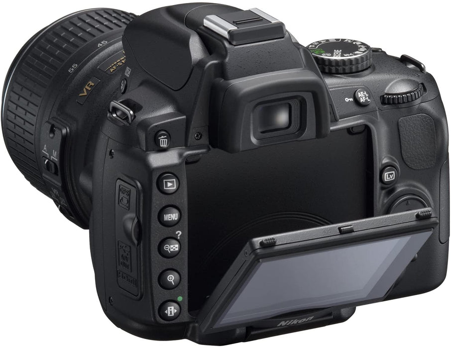 Nikon D5000 DSLR Camera with 18-55mm f/3.5-5.6G VR and 55-200mm f/4-5.6G VR Lenses (OLD MODEL)