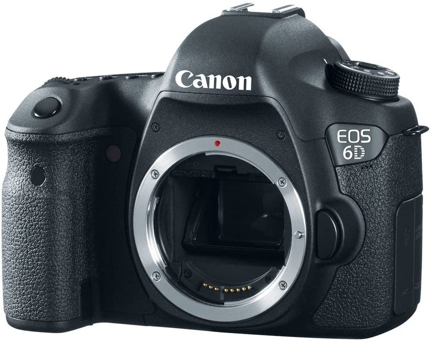 Canon EOS 6D 20.2 MP CMOS Digital SLR Camera with 3.0-Inch LCD (Body Only) - Wi-Fi Enabled