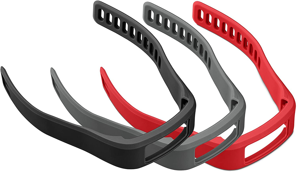 Garmin vívofit Accessory Bands, Small (Black/Slate/Red)