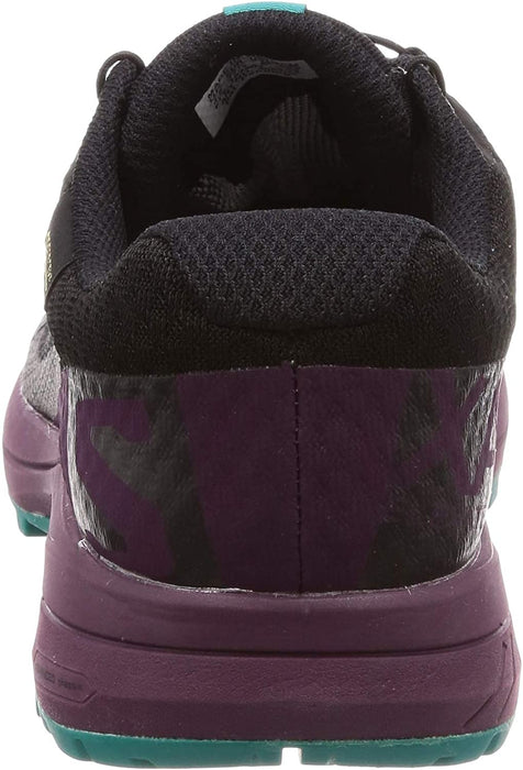 Salomon Women's XA Elevate GTX Trail Running Shoe, Black/Potent Purple/Tropical Green
