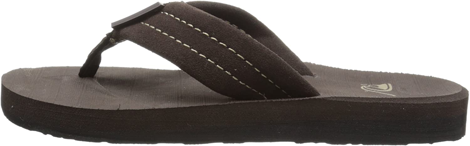 Quiksilver Kids' Carver Suede Youth Flip-Flop Sandal