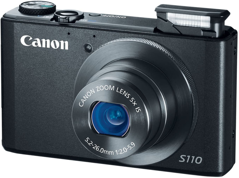 Canon PowerShot S110 12MP Digital Camera with 3-Inch LCD (Black)