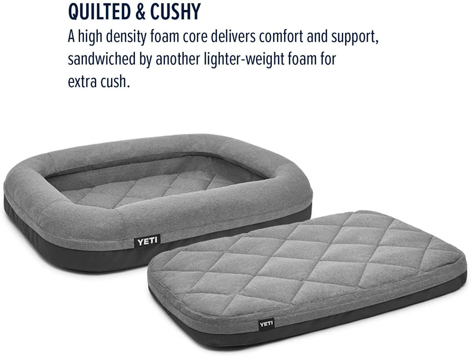 YETI Trailhead Two-in-One Dog Bed, Charcoal