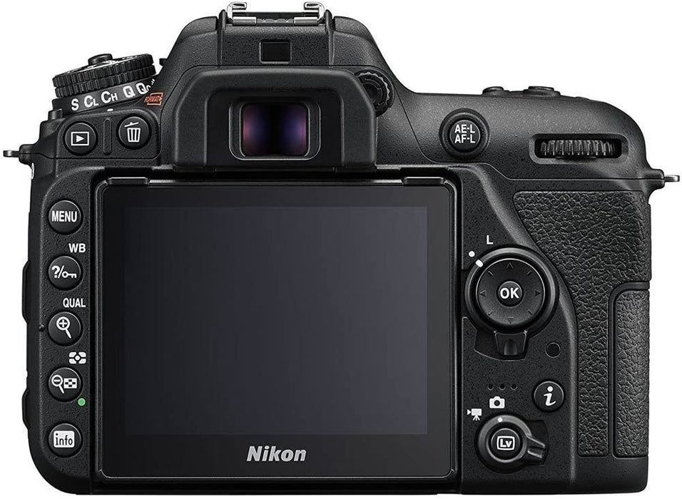 Nikon D7500 4K Ultra HD DSLR Camera with AF-P DX 18-55mm f/3.5-5.6G and 70-300mm f/4.5-6.3G NIKKOR Lens Kit + 500mm Preset f/8 Telephoto Lens + 0.43x Wide Angle, 2.2x Pro Bundle