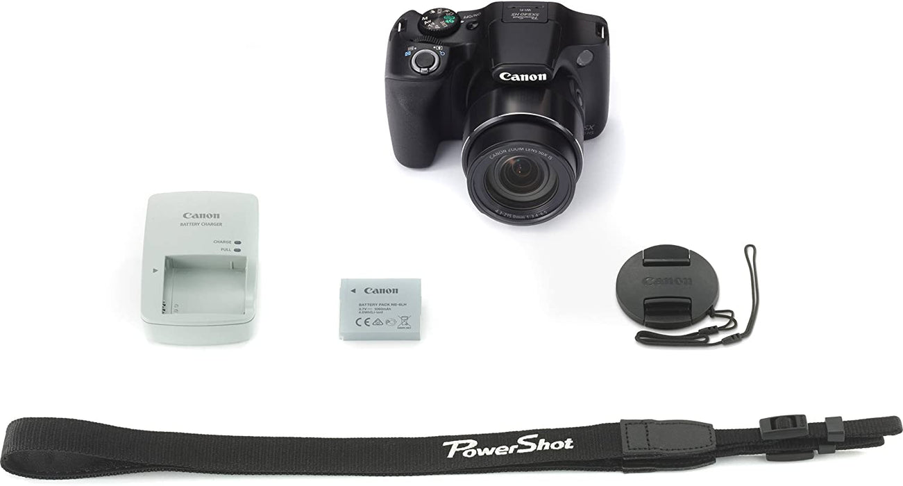 Canon Powershot SX540 is Wi-Fi Enabled Digital Camera + 32GB Memory Card, Camera Case, Tripod, AC/DC Turbo Travel Charger, Starter Cleaning Kit & Deluxe Accessories