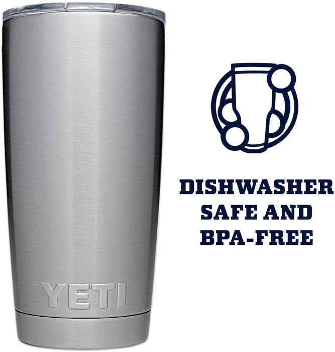 YETI Rambler 20 oz Tumbler, Stainless Steel