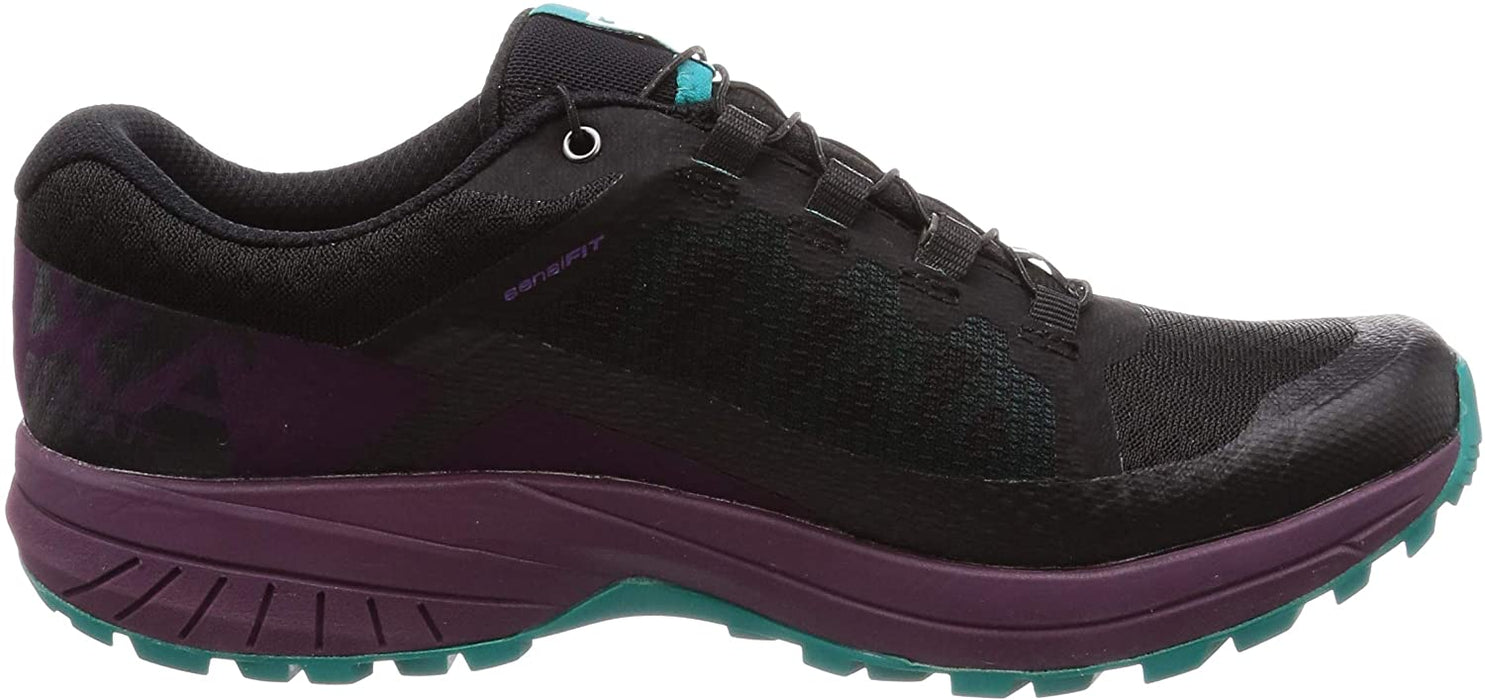 Salomon Women's XA Elevate GTX Trail Running Shoe, Black/Potent Purple/Tropical Green