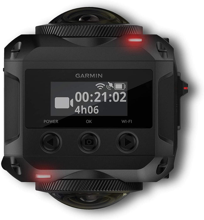 Garmin Virb 360 - Rugged, Waterproof 360-degree Action Camera with 5.7K/30fps Resolution and 4K Spherical Stabilization Bundle with 64GB Memory Card + Floating Strap
