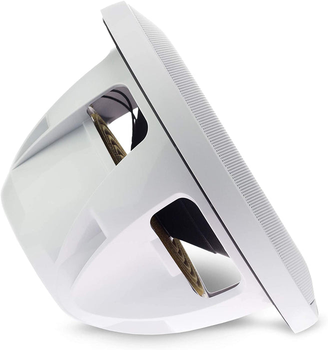 Fusion Signature Series 3, SG-S102W Classic White 10-inch Marine Subwoofer, a Garmin Brand (010-02435-00)