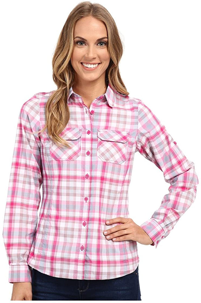 Columbia Women's Saturday Trail Plaid Long Sleeve Shirt