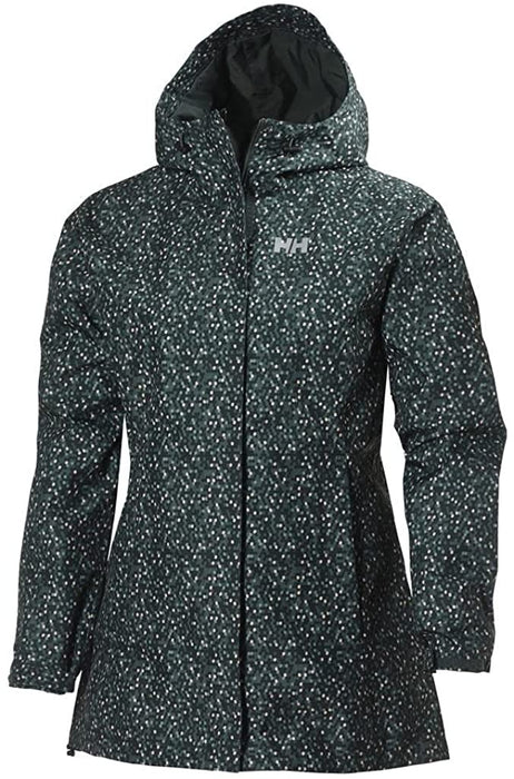 Helly Hansen Women's Bellevue Hooded Lightweight Packable Waterpoof Breathable Raincoat Jacket