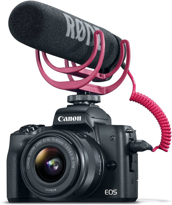Canon EOS M50 Mirrorless Digital 4K Vlogging Camera with Dual Pixel CMOS Autofocus, DIGIC 8 Image Processor, Built-in Wi-Fi, NFC and Bluetooth technology, Body