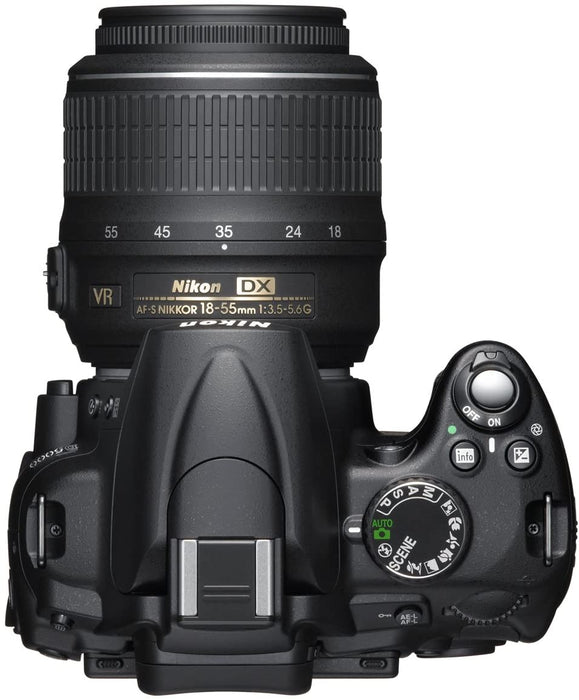 Nikon D5000 DSLR Camera with 18-55mm f/3.5-5.6G VR and 55-200mm f/4-5.6G VR Lenses (OLD MODEL)