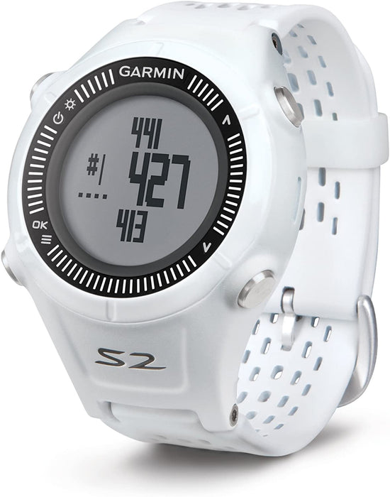 Garmin Approach S2 GPS Golf Watch with Worldwide Courses (Black)