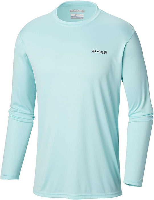 Columbia Men's Terminal Tackle PFG State Triangle Long Sleeve, Moisture Wicking