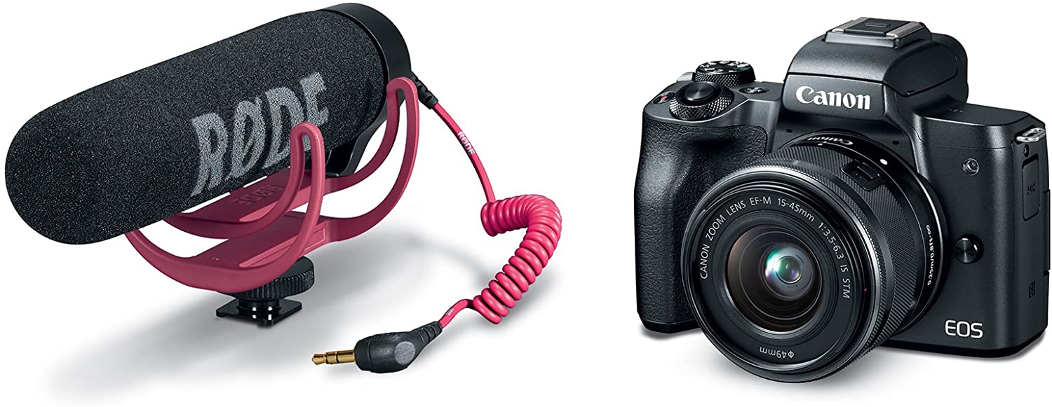 Canon EOS M50 Mirrorless Digital 4K Vlogging Camera with Dual Pixel CMOS Autofocus, DIGIC 8 Image Processor, Built-in Wi-Fi, NFC and Bluetooth technology, Body