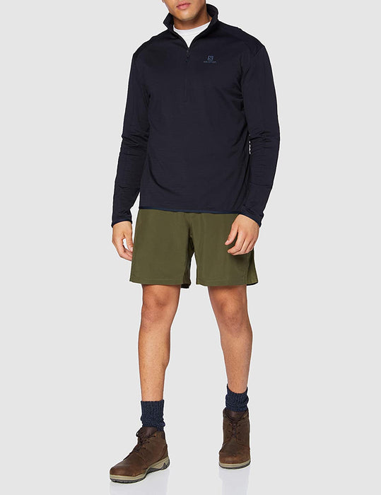 Salomon mens Outrack Half Zip Mid