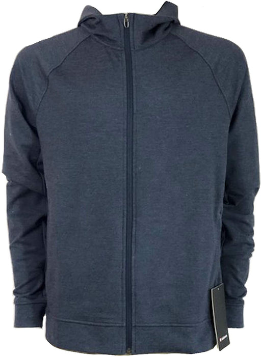 LULULEMON CITY SWEAT FULL ZIP HOODIE - HTTN (Heathered True Navy)