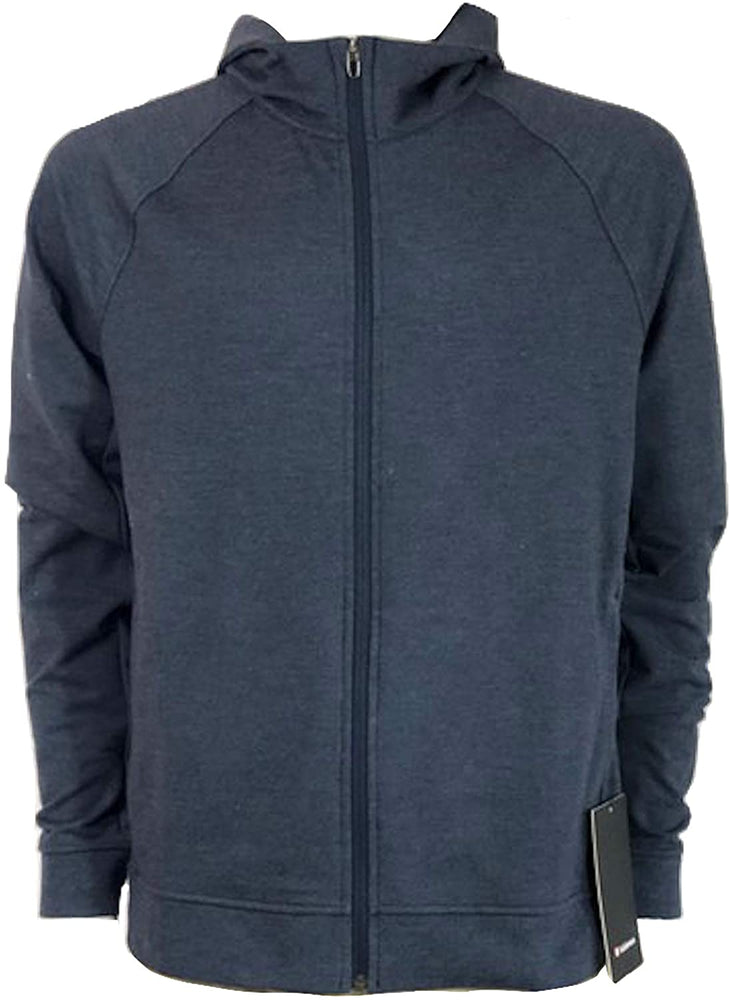LULULEMON CITY SWEAT FULL ZIP HOODIE - HTTN (Heathered True Navy)