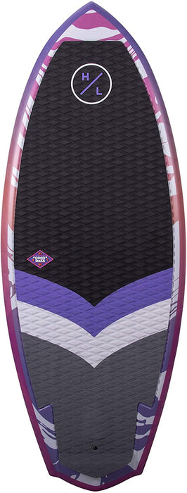 Hyperlite Good Daze 4.7 Womens Wakesurfer Purple/Floral 4ft 7in