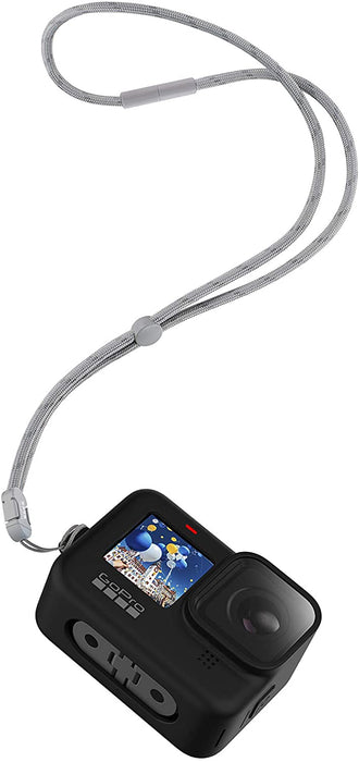 Sleeve + Lanyard, Black (HERO9 Black) - Official GoPro Accessory (ADSST-001)