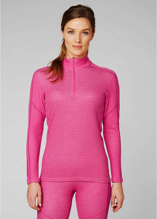 Helly-Hansen W Hh LIFA Merino Wool Graphic 1/2 Zip Baselayer Top