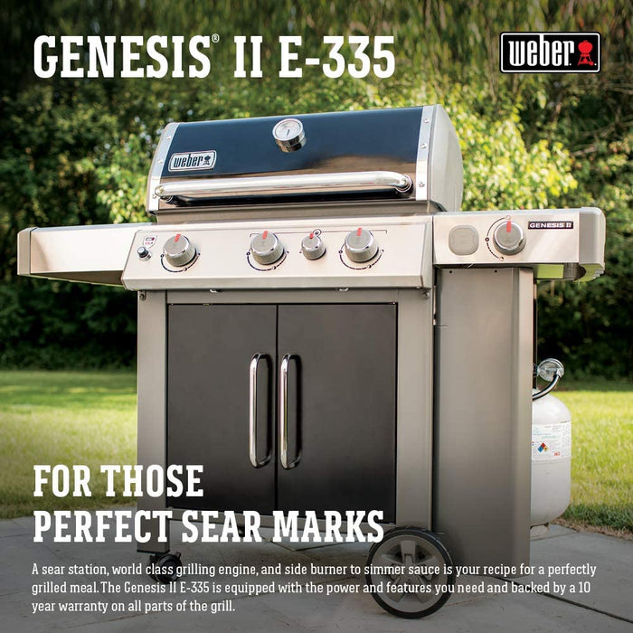 Weber 61016001 Genesis II E-335 3-Burner Liquid Propane Grill