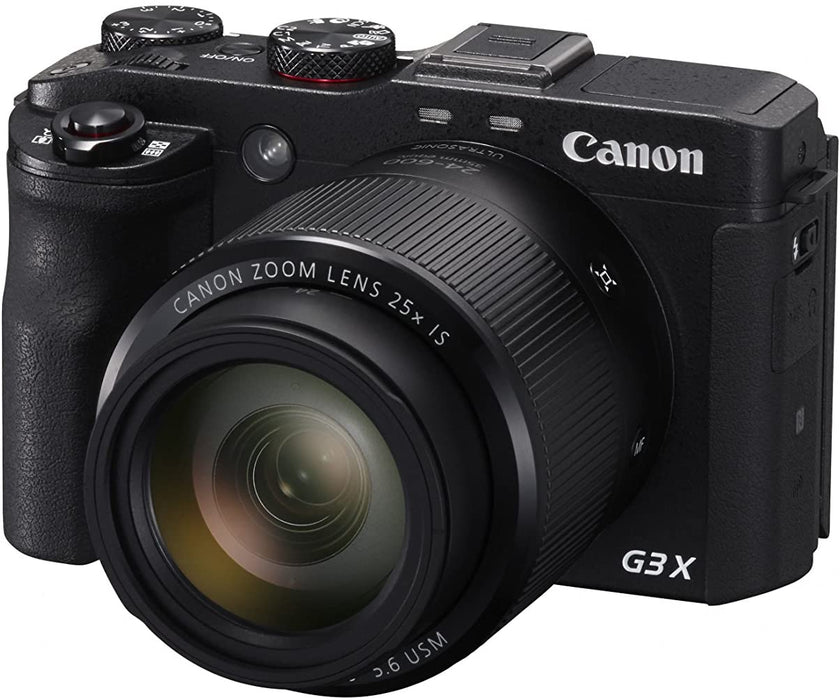 Canon PowerShot G3 X Digital Camera w/ 1-Inch Sensor and 25x Optical Zoom - Wi-Fi & NFC Enabled (Black)