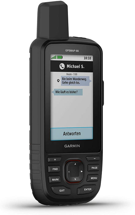 Garmin GPSMAP 66i GPS Handheld and Satellite Communicator and Garmin Powered Mount Bundle (010-02088-01)