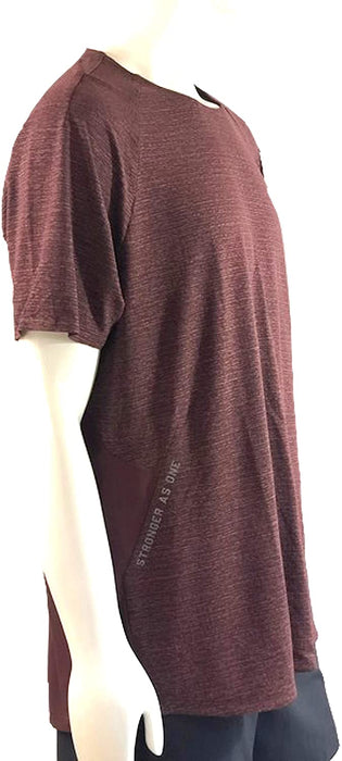 Lululemon Strong AS ONE SS - HDMM/MIDM (Heathered Maroon)