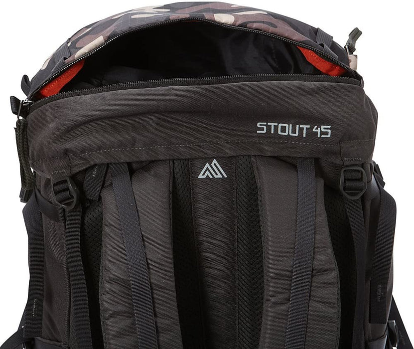 Gregory Mountain Products Stout 45 Men's Hiking Backpack | Backpacking, Camping, Travel | Integrated Rain Cover, Adjustable Components