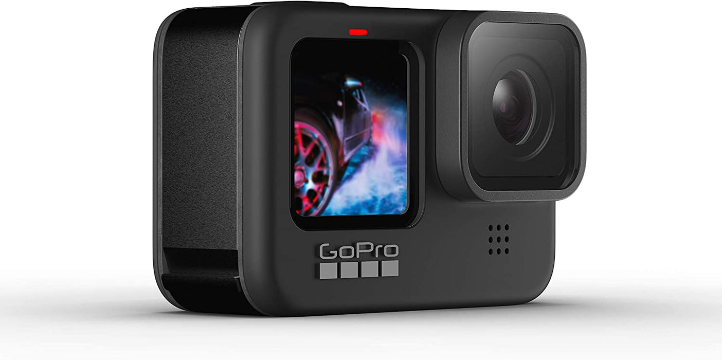 GoPro HERO9 Black - Waterproof Action Camera with Front LCD and Touch Rear Screens, 5K Ultra HD Video, 20MP Photos, 1080p Live Streaming, Webcam