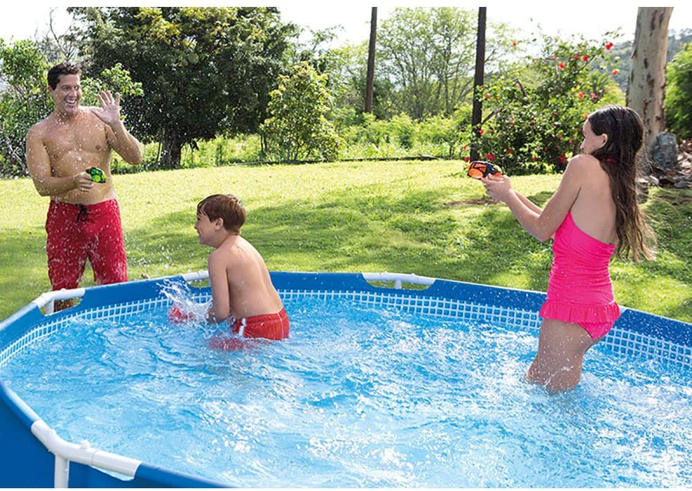 Intex 15ft x 48in Metal Frame Pool Set with Filter Pump, Ladder