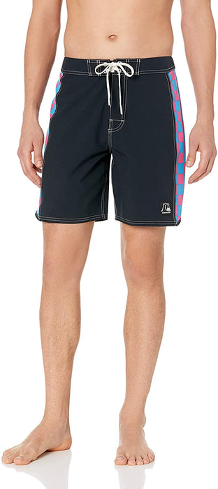 Quiksilver Men's Echo Beach Checker 18 Boardshort Swim Trunk