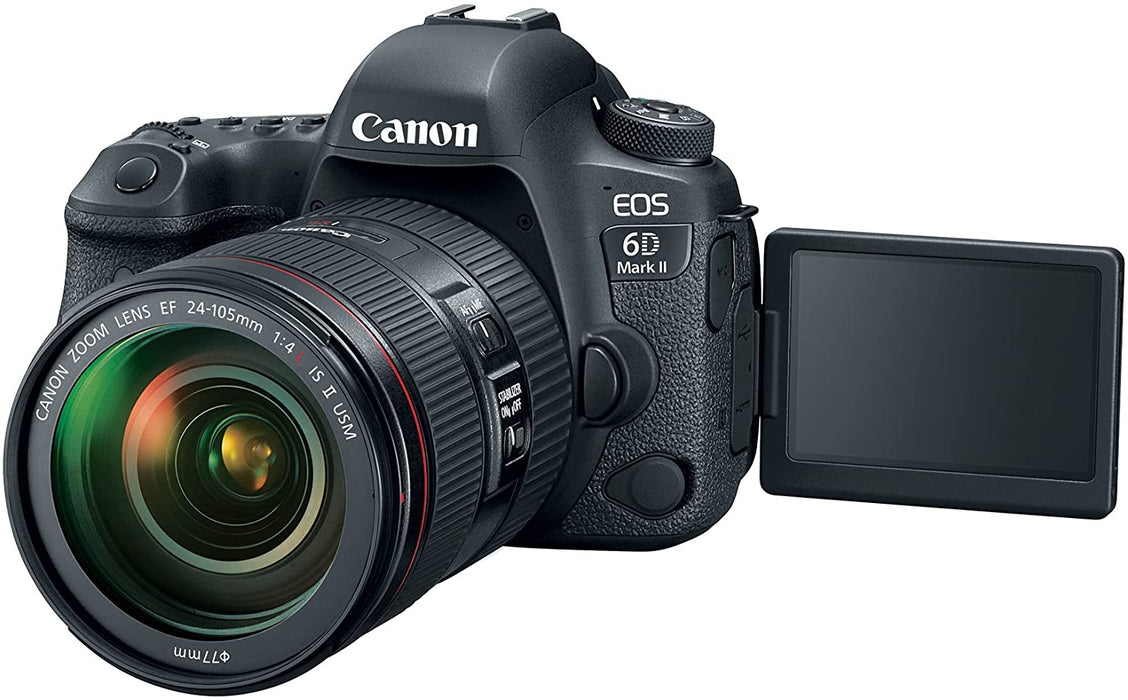 Canon EOS 6D Mark II with EF 24-105mm IS STM Lens - WiFi Enabled (Renewed)