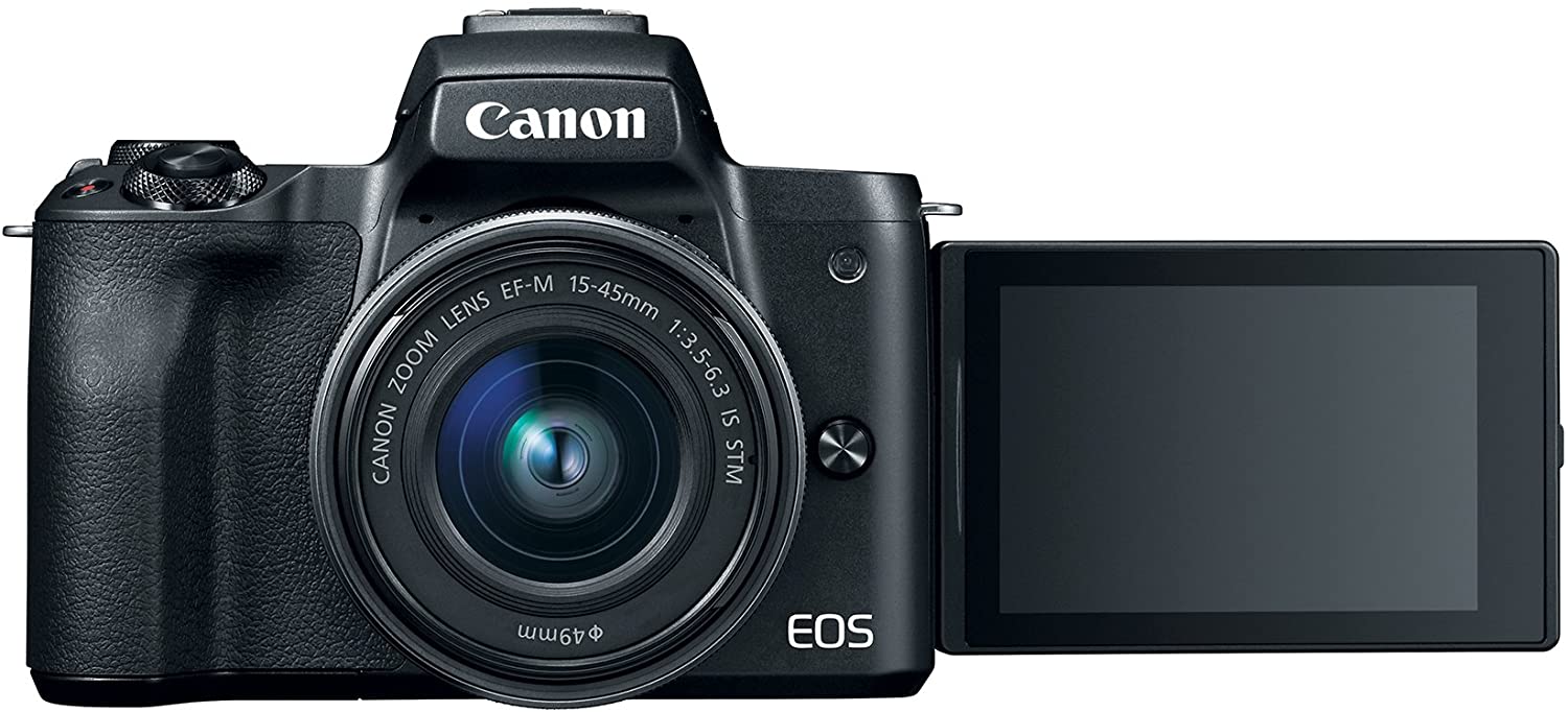 Canon EOS M50 Mirrorless Digital 4K Vlogging Camera with Dual Pixel CMOS Autofocus, DIGIC 8 Image Processor, Built-in Wi-Fi, NFC and Bluetooth technology, Body