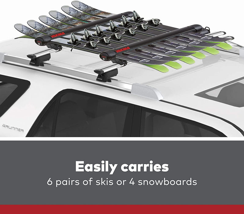 YAKIMA, FatCat EVO Premium Ski & Snowboard Mount, Rides Quietly