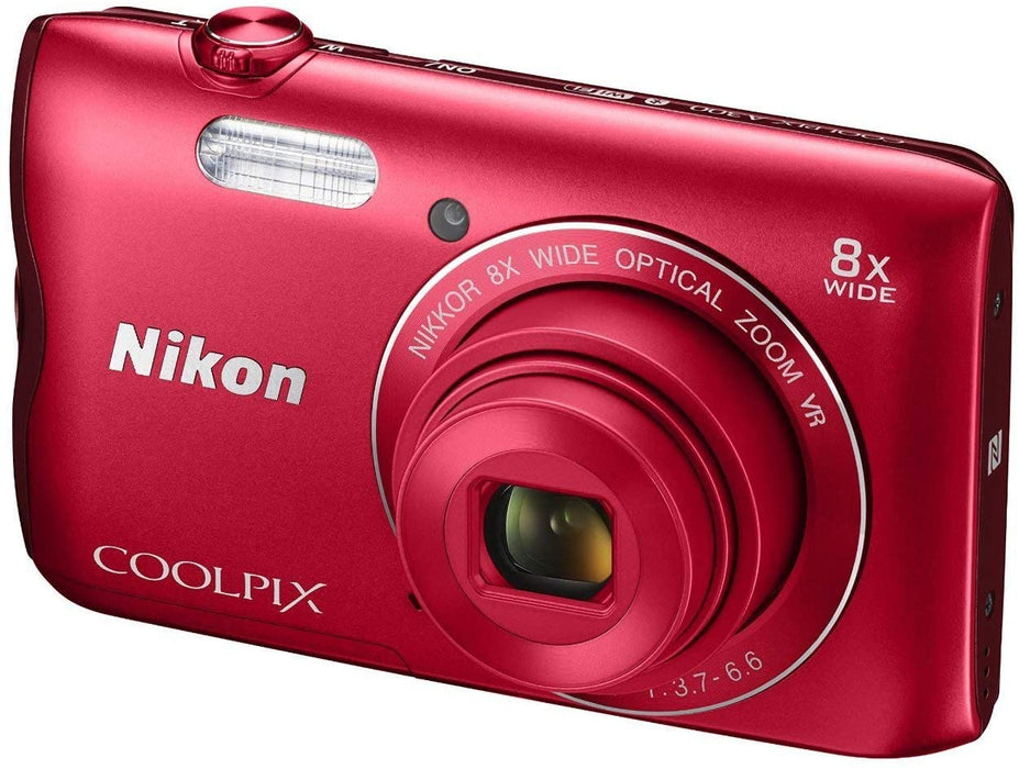 Nikon Coolpix 300 20MP Digital Camera (Pink) International Model