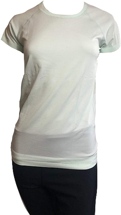 Lululemon Swiftly Speed SS (Size 8) PLRI//WHT/BLU