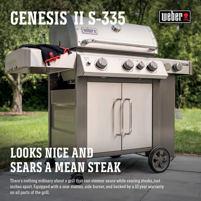 Weber 61016001 Genesis II E-335 3-Burner Liquid Propane Grill