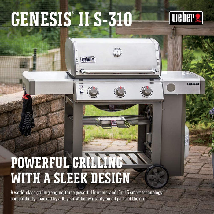 Weber 61011001 Genesis II E-310 Liquid Propane 3-Burner Grill
