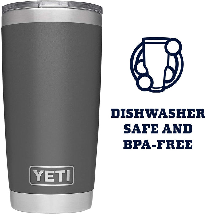 YETI Rambler 20 oz Tumbler, Stainless Steel