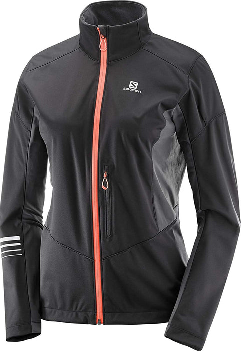 Salomon Womens Women's Lightning Shell Jacket, Black