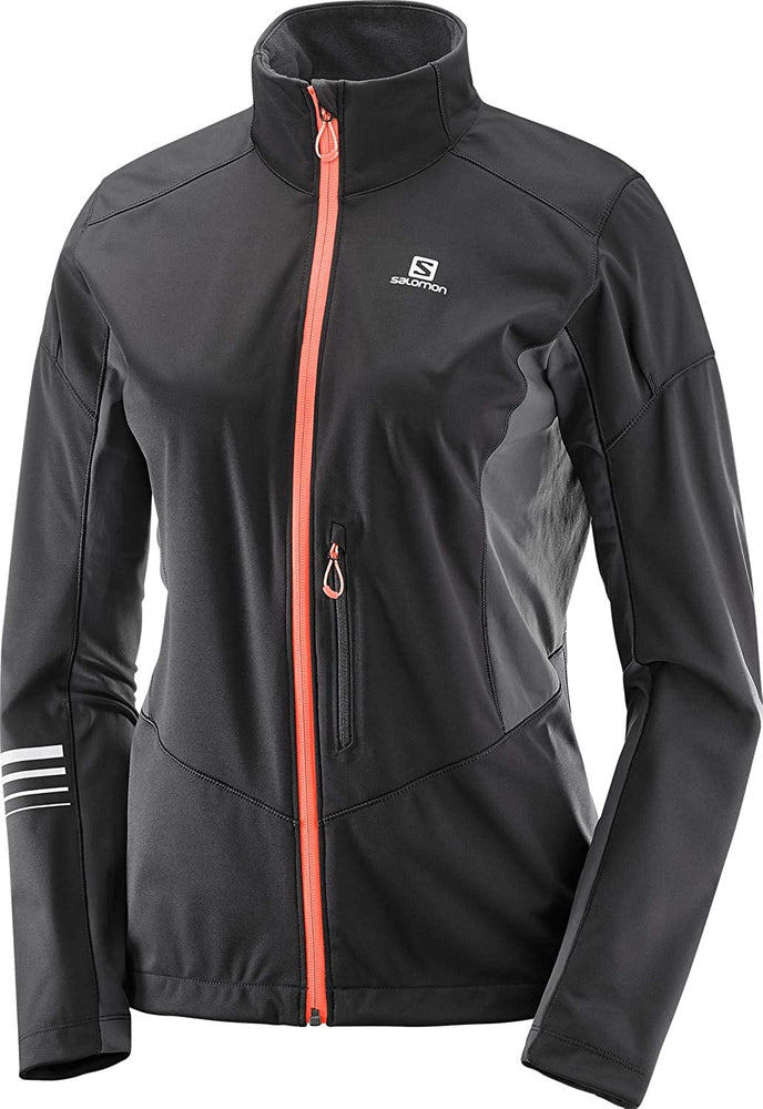 Salomon Womens Women's Lightning Shell Jacket, Black