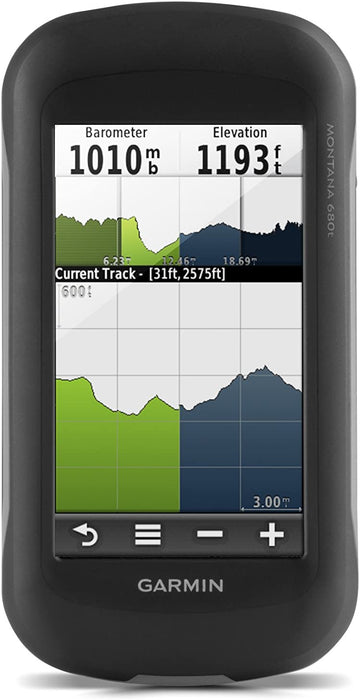 Garmin Montana 680t, Touchscreen Hiking Handheld, GPS/GLONASS and Preloaded TOPO Maps