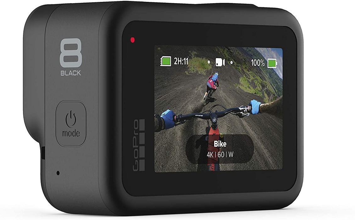 GoPro HERO8 Black - Waterproof Action Camera with Touch Screen 4K Ultra HD Video 12MP Photos 1080p Live Streaming Stabilization (International Model)