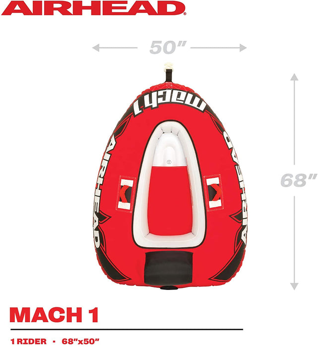 Airhead Mach | Towable Tube for Boating - 1, 2